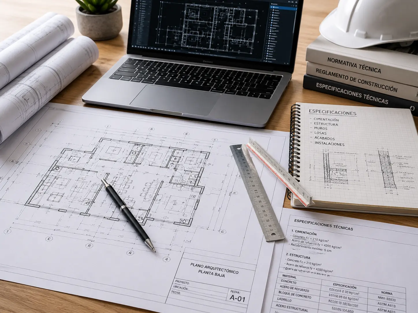 Desarrollo de planos y especificaciones